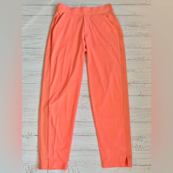 Athleta EUC Brooklyn Ankle Pants, Sunset Glow Coral, Size 2 - Picture 4 of 11